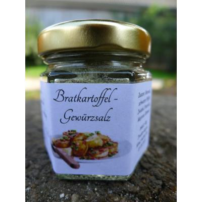 Bratkartoffel-Salz im Schraubglas