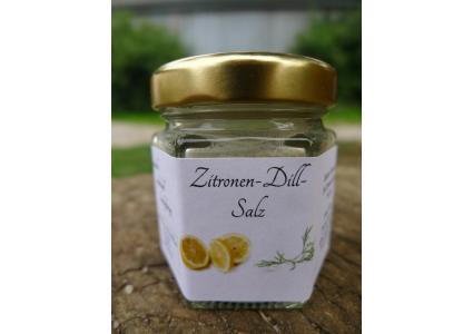 Zitronen-Dill-Salz im Schraubglas